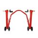 160221 LEVE-BEQUILLE MOTO STAND P2R ARRIERE UNIVERSEL ACIER ROUGE 2 Général | Fp-moto.com garage moto albi atelier reparatio