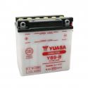 BATTERIE YUASA 12V-9AH YB9-B ORIGINE PIAGGIO 50-125 FLY, LIBERTY, TYPHOON, VESPA LX-GILERA 50-125 RUNNER-APRILIA 50 SR H2O, SR-M