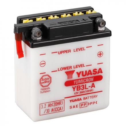 4111 BATTERIE 12V 3 Ah YB3L-A YUASA YUMICRON AVEC ENTRETIEN (Lg98xL56xH110mm) 2 Général | Fp-moto.com garage moto albi ate