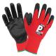 170756 GANTS ATELIER TACTILE NYLON-ELASTHANNE ROUGE-NOIR HOMOLOGUE CE - TAILLE 9 (PAIRE) 2 Général | Fp-moto.com garage mo
