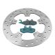 171727 KIT FREINAGE (DISQUE+PLAQUETTES) AVANT OU ARRIERE ORIGINE PIAGGIO 125-250-300 BEVERLY, CARNABY -1R000485- 2 Général 