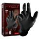 169460 GANTS ATELIER NITRILE ECAILLES DE POISSON RESISTANT AUX PRODUITS CHIMIQUES, AUX HUILES, A L'ESSENCE NOIR T8 (M) (BOITE