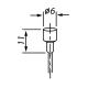 168724 CABLE DE FREIN CYCLO VELOX G.1 POUR MBK BOULE 6x10mm DIAM 18-10 Lg 1,80M (14 FILS) (BOITE DE 25) 2 Général | Fp-