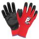 170757 GANTS ATELIER TACTILE NYLON-ELASTHANNE ROUGE-NOIR HOMOLOGUE CE - TAILLE 10 (PAIRE) 2 Général | Fp-moto.com garage mo