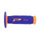 170776 REVETEMENT POIGNEE PROGRIP OFF ROAD 791 DOUBLE DENSITE BASE FLUO ORANGE-BLEU 115mm (PAIRE) (CROSS-MX) 2 Général | Fp-