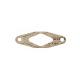 43845 JOINT DE CORPS GUILLOTINE ECHAPPEMENT ORIGINE PIAGGIO APRILIA 125 RX, SX, RS, MX, PEGASO, CLASSIC, AF1 -AP0250975- 2 Géné