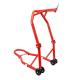 162916 LEVE-BEQUILLE STAND MOTO P2R AVANT FIXATION SOUS TE DE FOURCHE ACIER ROUGE 2 Général P2R | Fp-moto.com garage moto alb