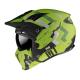 178196 CASQUE TRIAL MT STREETFIGHTER SV SKULL VERT MAT XS SIMPLE ECRAN DARK TRANSFORMABLE AVEC MENTONNIERE AMOVIBLE (LIVRE A