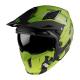 178196 CASQUE TRIAL MT STREETFIGHTER SV SKULL VERT MAT XS SIMPLE ECRAN DARK TRANSFORMABLE AVEC MENTONNIERE AMOVIBLE (LIVRE A