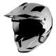 178195 CASQUE TRIAL MT STREETFIGHTER SV UNI CHROME ARGENT XXL SIMPLE ECRAN DARK TRANSFORMABLE AVEC MENTONNIERE AMOVIBLE (LIVRE 