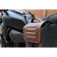 177979 SACOCHE CAVALIERE LATERALE SHAD SR38 CAFE RACER IMPERMEABLE MARRON 10L (fixation SR SIDE BAG HOLDER vendue séparément) (