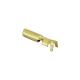 177955 COSSE ELECTRIQUE LAITON NON ISOLEE CYLINDRIQUE FEMELLE DIAM 4mm POUR FIL 1.00 A 2.50mm2 (VENDU AU SACHET DE 100 PIECES) 