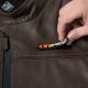 165550 VESTE PRINTEMPS-ETE HOMME TUCANO PEL 2G CUIR MARRON AVEC PROTECTIONS EPAULES + COUDES TAILLE 50 (2XL) (HOMOLOGUE EN 170