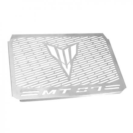 181552 GRILLE DE RADIATEUR MOTO POUR YAMAHA 700 MT-07 INOX GRIS AVEC MOTIF -AVOC- 2 Général AVOC | Fp-moto.com garage moto a