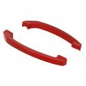 POIGNEE PASSAGER ARRIERE MOTO POUR YAMAHA 700 MT-07 2014-2017 ALU CNC ANODISE ROUGE (PAIRE) -AVOC-