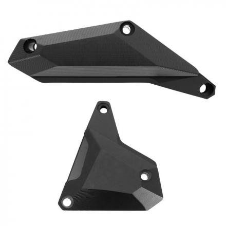 181564 COUVRE-PROTEGE CARTER PARTIEL MOTO POUR YAMAHA 700 MT-07 2014>2018 ALU CNC ANODISE NOIR (PAIRE) -AVOC- 2 Général AVOC 