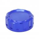 BOUCHON-COUVERCLE BOCAL DE LIQUIDE DE FREIN ARRIERE MOTO POUR YAMAHA 700 MT-07 2014-2016 ALU ANODISE BLEU -AVOC-