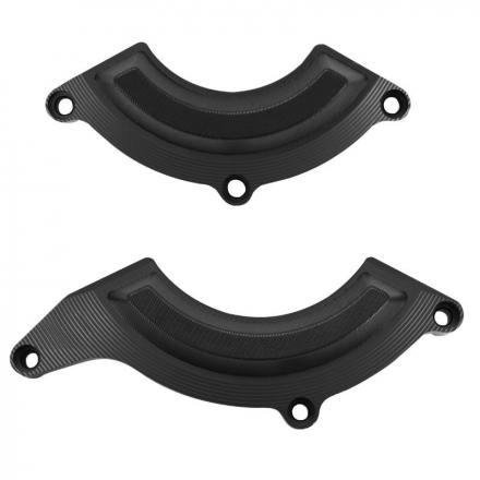 181789 COUVRE-PROTEGE CARTER PARTIEL MOTO POUR KAWASAKI 900 Z900 ALU CNC ANODISE NOIR (PAIRE) -AVOC- 2 Général AVOC | Fp-mot