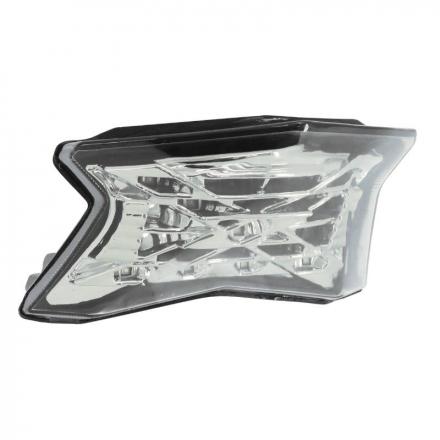 181824 FEU ARRIERE MOTO ADAPTABLE KAWASAKI 900 Z900, 650 Z650 TRANSPARENT A LEDS AVEC CLIGNOTANT INTEGRE -AVOC- 2 Général AVOC