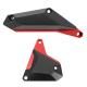 181565 COUVRE-PROTEGE CARTER PARTIEL MOTO POUR YAMAHA 700 MT-07 2014>2018 ALU CNC ANODISE NOIR-ROUGE (PAIRE) -AVOC- 2 Général 