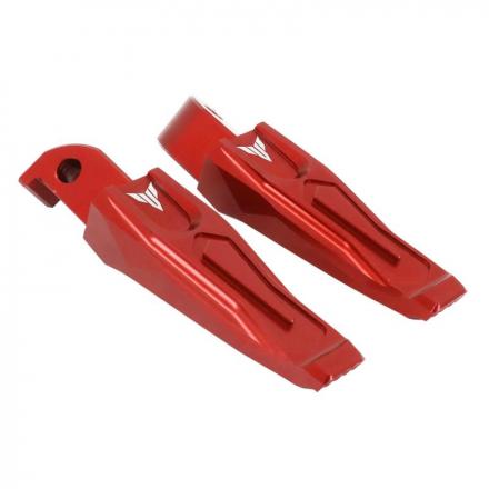 181613 REPOSE-PIED-CALE PIED ARRIERE MOTO POUR YAMAHA 700 MT-07 ALU CNC ANODISE ROUGE AVEC MOTIF (PAIRE) -AVOC- 2 Général AVOC