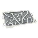 GRILLE DE RADIATEUR MOTO POUR YAMAHA 700 MT-07 2014-2019 INOX GRILLE NOIR AVEC MOTIF -AVOC-