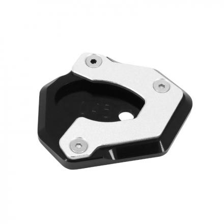 181819 EXTENSION-AGRANDISSEUR BEQUILLE MOTO POUR KAWASAKI 900 Z900, 650 Z650 ALU CNC NOIR-ARGENT -AVOC- 2 Général AVOC | Fp-