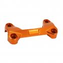 PONTET SUPERIEUR-FIXATION DE GUIDON MOTO POUR KTM 125 DUKE ALU CNC ANODISE ORANGE -AVOC-