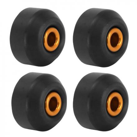 181858 PROTECTION AXE DE ROUE AVANT-ARRIERE MOTO POUR KTM 125 DUKE ALU NOIR-ORANGE (4 PIECES) -AVOC- 2 Général AVOC | Fp-mo