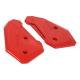 181629 PROTECTION PLATINE REPOSE-PIED MOTO POUR YAMAHA 700 MT-07 ALU CNC ANODISE ROUGE (PAIRE) - AVOC - 2 Général | Fp-moto