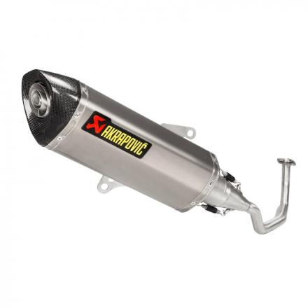 178091 POT MAXISCOOTER AKRAPOVIC POUR HONDA 125 FORZA 2017>2020 (LIGNE COMPLETE RACING LINE) (S-H125R5-HRSS) (HOMOLOGUE CE) 2 Gé