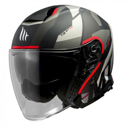 180963 CASQUE JET MT THUNDER 3 SV DOUBLE ECRANS BOW GRIS MAT-ROUGE XS 2 Général | Fp-moto.com garage moto albi atelier re