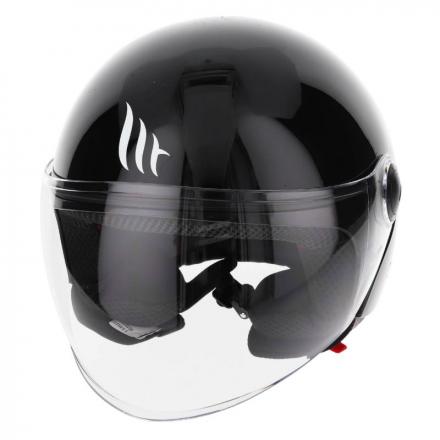 180996 CASQUE JET MT STREET UNI NOIR BRILLANT S 2 Général | Fp-moto.com garage moto albi atelier reparation