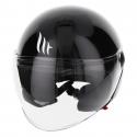 CASQUE JET MT STREET UNI NOIR BRILLANT S