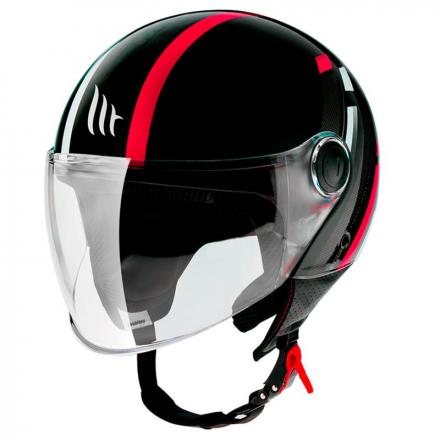 181001 CASQUE JET MT STREET SCOPE NOIR-ROUGE BRILLANT S 2 Général | Fp-moto.com garage moto albi atelier reparation