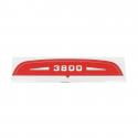 AUTOCOLLANT-STICKER CAPOT DE FILTRE A AIR CYCLO SOLEX 3800 -SELECTION P2R-