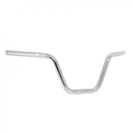 182332 GUIDON CYCLO ADAPTABLE MBK 51-PEUGEOT 103 SP, SPX, FOX (DIAM 22mm L610mm H200mm) CHROME (VERSION 2) -SELECTION P2R- 2 Gé