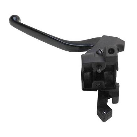 3989 POIGNEE DE FREIN SCOOT ADAPTABLE MBK 50 BOOSTER 1999>2003, STUNT-YAMAHA 50 BWS, SLIDER GAUCHE (AVEC LEVIER STARTER) -DOMIN