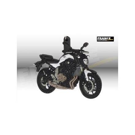 TRO.3D67 Porte clé 3D YAMAHA MT-07 Blanc Porte clé | Fp-moto.com garage moto albi atelier reparation