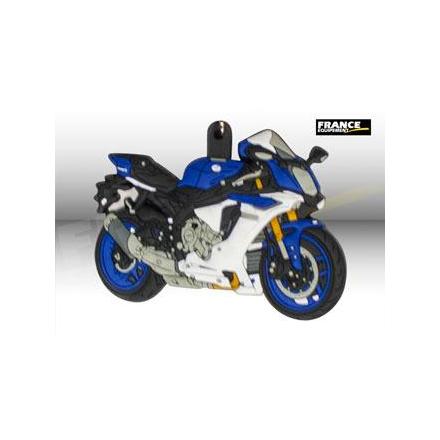 TRO.3D66 Porte clé 3D YAMAHA YZF R1 Bleu / Blanc Porte clé | Fp-moto.com garage moto albi atelier reparation