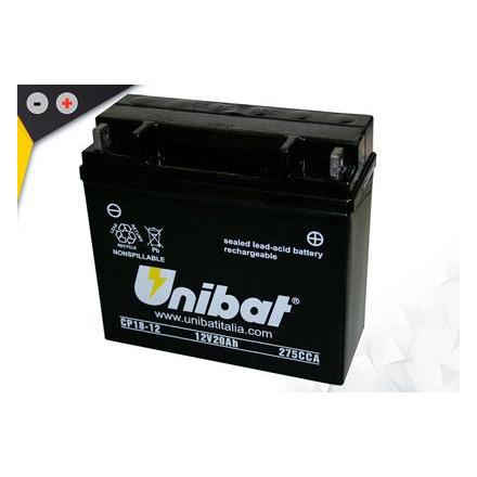 UCP18-12-FA Batterie Unibat CP18-12 (51913) - Scellés en Usine. (CP1812 / CP2012 / FP1812 / Y51913) LxlxH : 181x76x167 [ - + ] 1