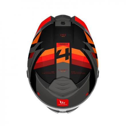 180918 CASQUE INTEGRAL MT THUNDER 4 SV ERGO ROUGE MAT XL (DOUBLE ECRANS AVEC ECRAN SOLAIRE - PINLOCK READY) (NOUVELLE HOMOLOGAT