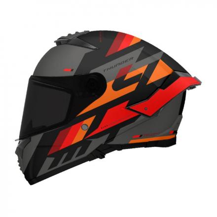 180919 CASQUE INTEGRAL MT THUNDER 4 SV ERGO ROUGE MAT XXL (2XL) (DOUBLE ECRANS AVEC ECRAN SOLAIRE - PINLOCK READY) (NOUVELLE HO