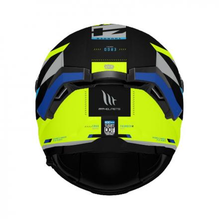 180937 CASQUE INTEGRAL MT THUNDER 4 SV ERGO BLEU BRILLANT M (DOUBLE ECRANS AVEC ECRAN SOLAIRE - PINLOCK READY) (NOUVELLE HOMOL