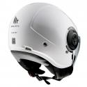 CASQUE JET MT VIALE SV DOUBLE ECRANS UNI BLANC BRILLANT XXL (2XL)