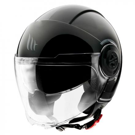 180988 CASQUE JET MT VIALE SV DOUBLE ECRANS UNI NOIR BRILLANT XXL (2XL) 2 Général | Fp-moto.com garage moto albi atelier rep