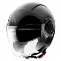 CASQUE JET MT VIALE SV DOUBLE ECRANS UNI NOIR BRILLANT XXL (2XL)