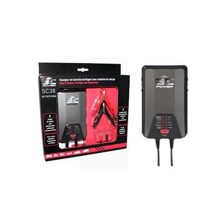 BC3800SC SC3800 Chargeur de batterie Plomb et Lithium 6/12V, 0.8-3.8A. Chargeur de batterie | Fp-moto.com garage moto albi a