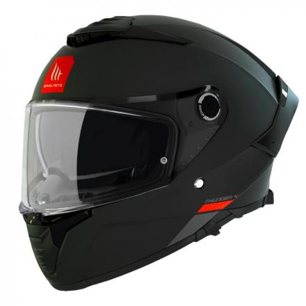 200132 CASQUE INTEGRAL MT THUNDER 4 SV UNI NOIR MAT XXL (2XL) (DOUBLE ECRANS - PINLOCK READY) (ECE 22.06) p2r catégorie | Fp