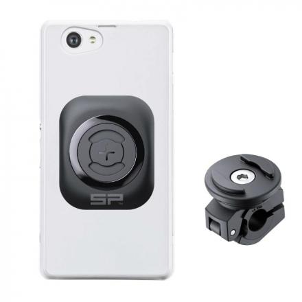201254 SUPPORT SMARTPHONE-TELEPHONE SCOOTER SP CONNECT PACK-KIT INTERFACE UNIVERSEL NOIR (RETROVISEUR) (DIAM 10-16 mm) SPC+ p2r 